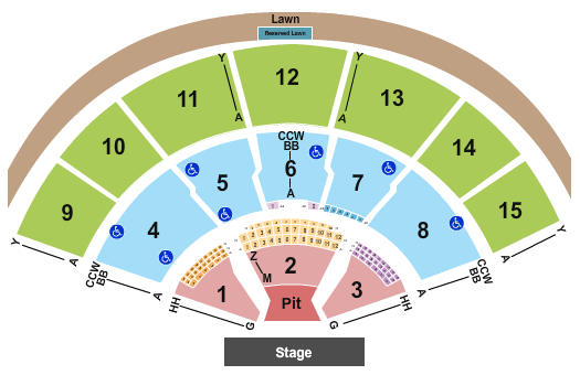Xfinity Center $uicideboy$ Seating Chart